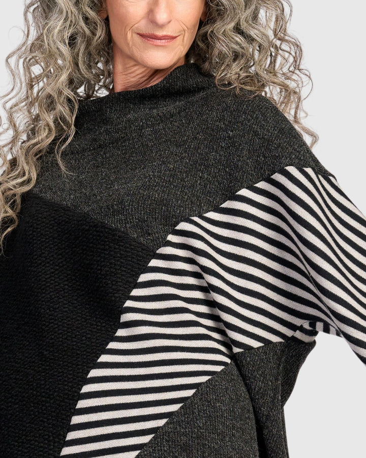 Urban Linje Top, Black Mix