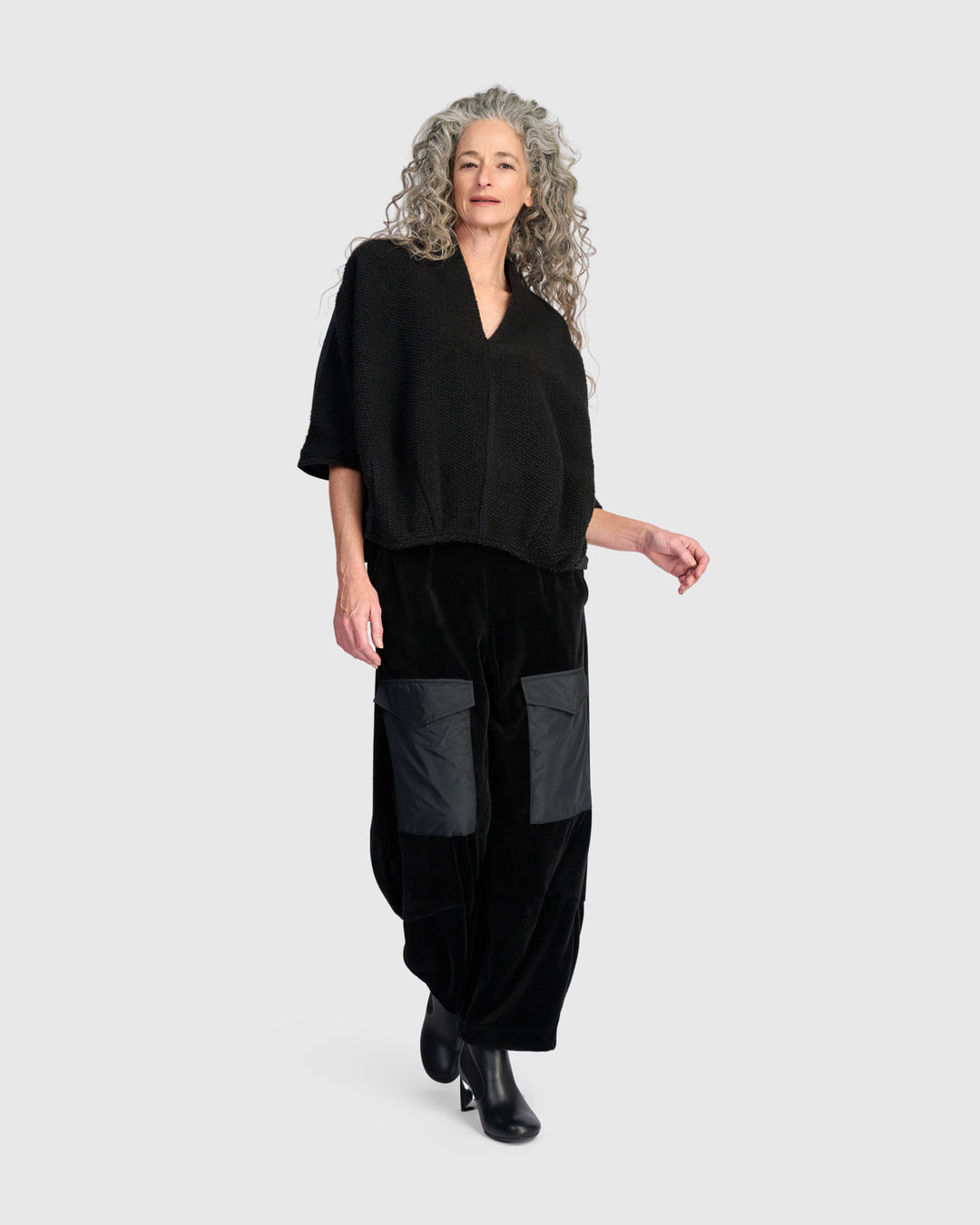 Urban Velvet Lounger Pants, Black