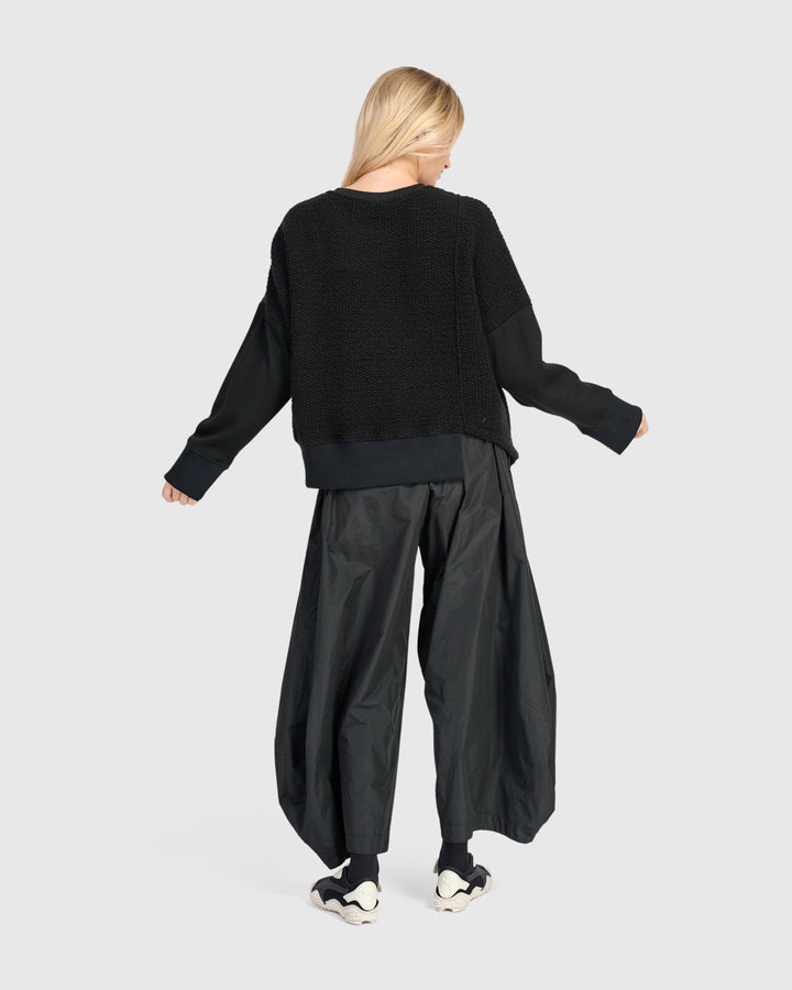 Urban Havn Crewneck Top, Black