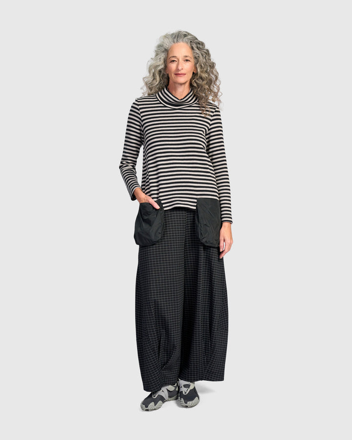Urban Skog Oversized Pants, Graphite Grid
