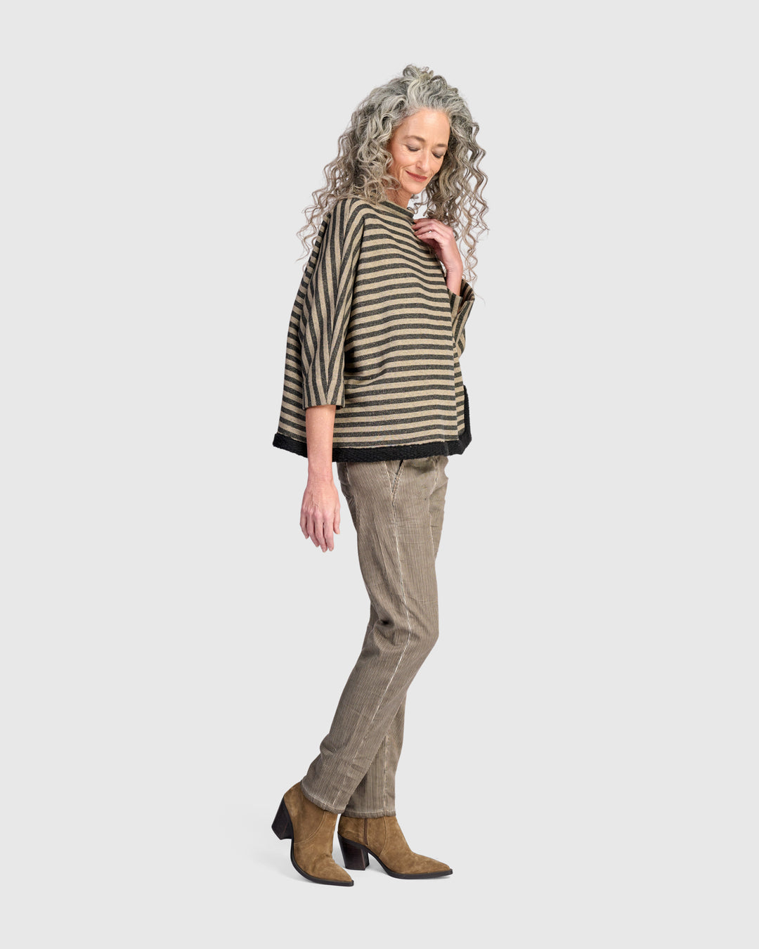 Urban Ulla Pullover, Camel Stripe