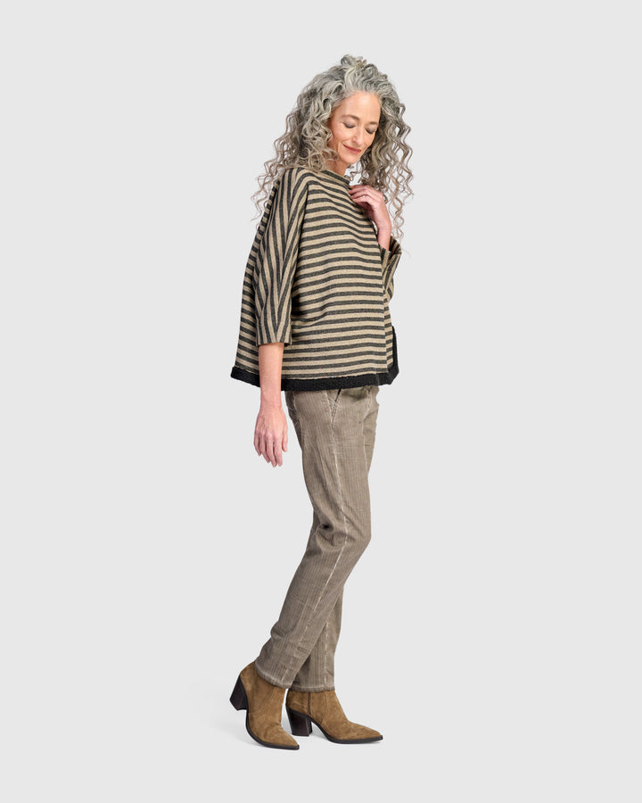 Urban Ulla Pullover, Camel Stripe