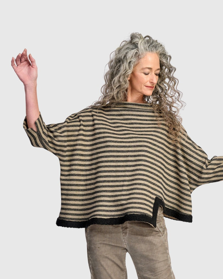 Urban Ulla Pullover, Camel Stripe