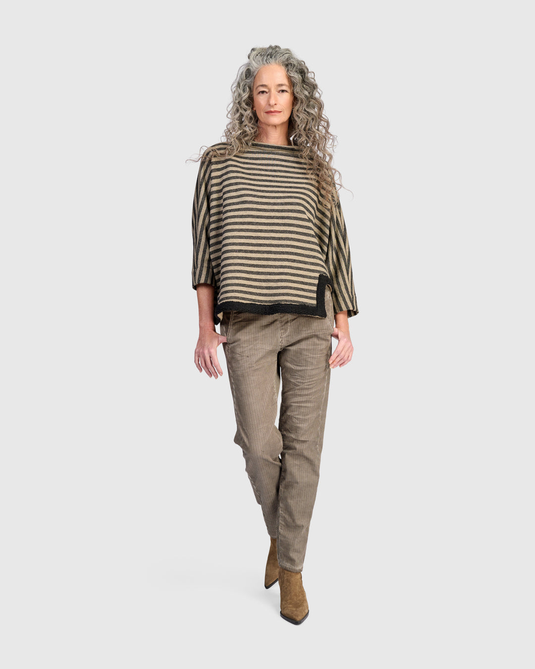 Urban Ulla Pullover, Camel Stripe