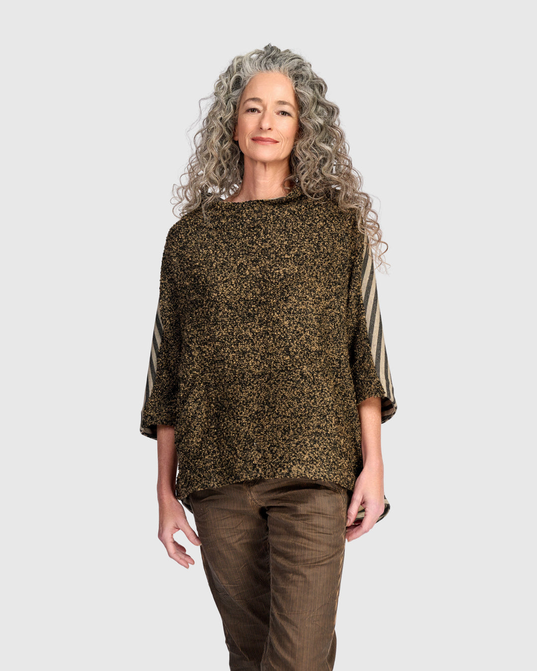 Urban Jan Boucle Pullover, Camel Melange