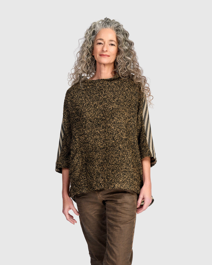 Urban Jan Boucle Pullover, Camel Melange