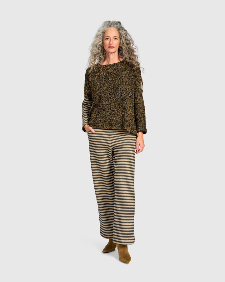 Urban Elevation Straight Pants, Camel Stripe