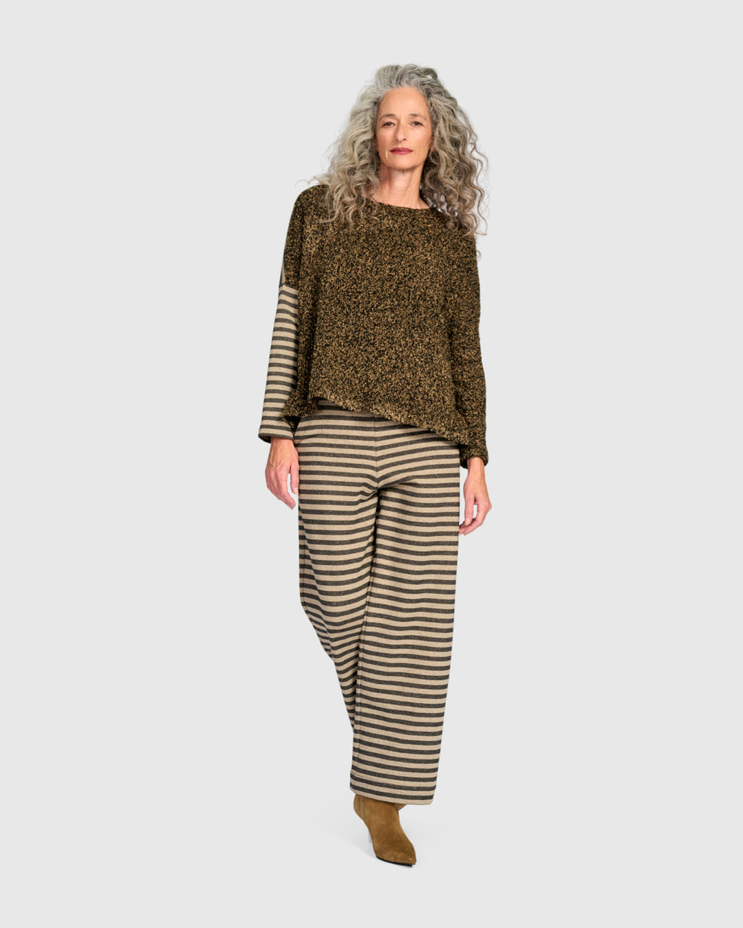 Urban Tima Boucle Top, Camel Melange