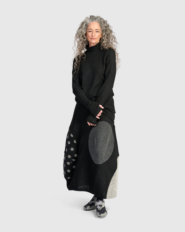Urban Cozy Maxi Skirt, Storm Mix