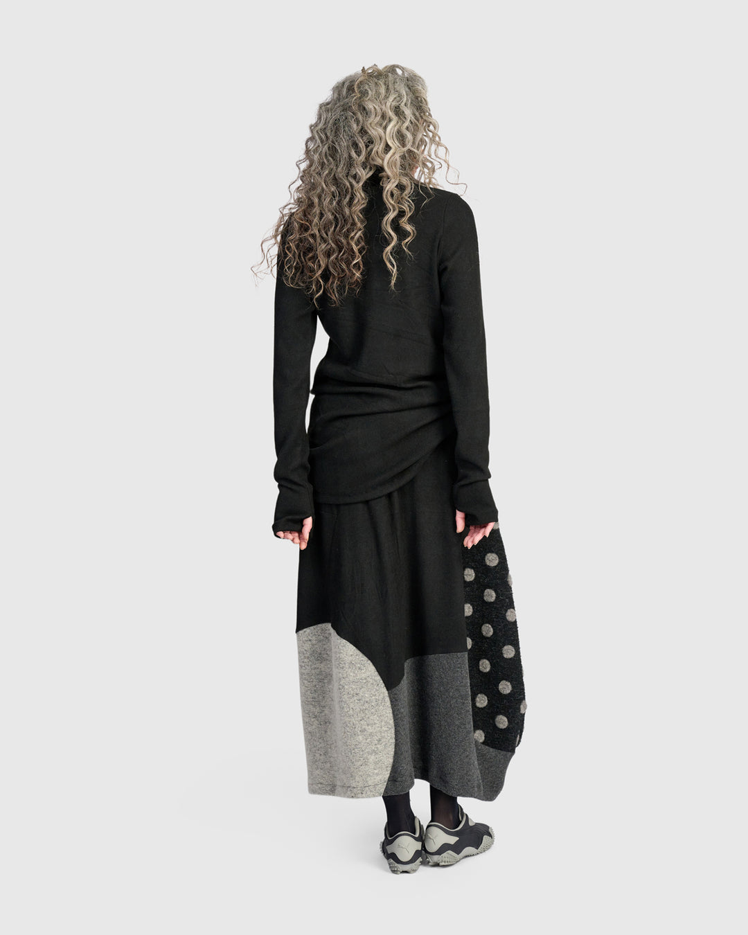 Urban Plush Turtleneck Tunic, Charcoal