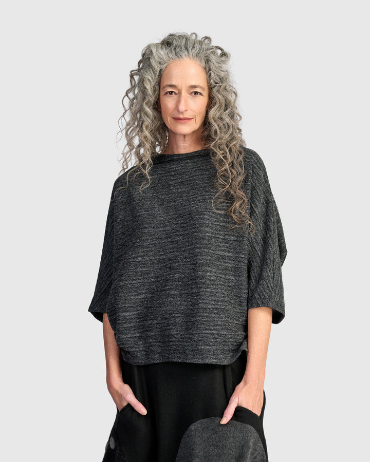 Urban Heather Knit Pullover, Graphite