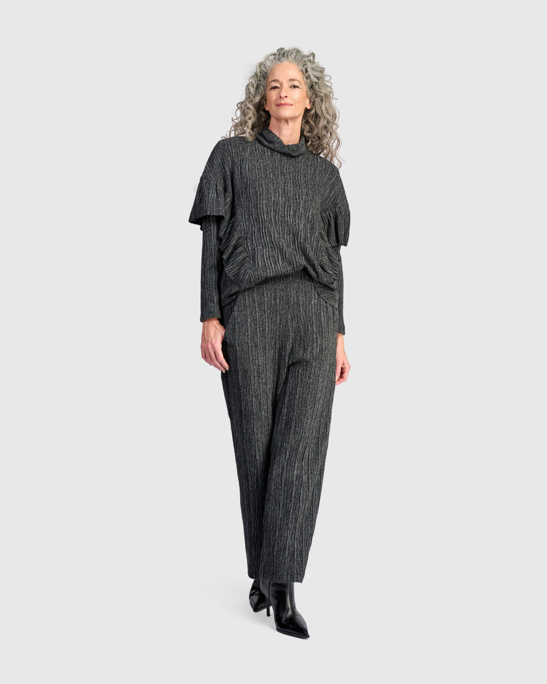 Urban Heather Knit Straight Pants, Graphite