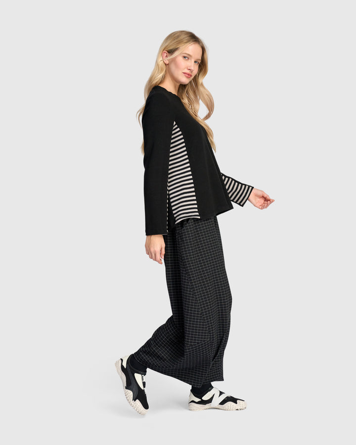 Urban Peek Top, Black Mix