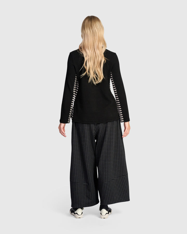 Urban Peek Top, Black Mix