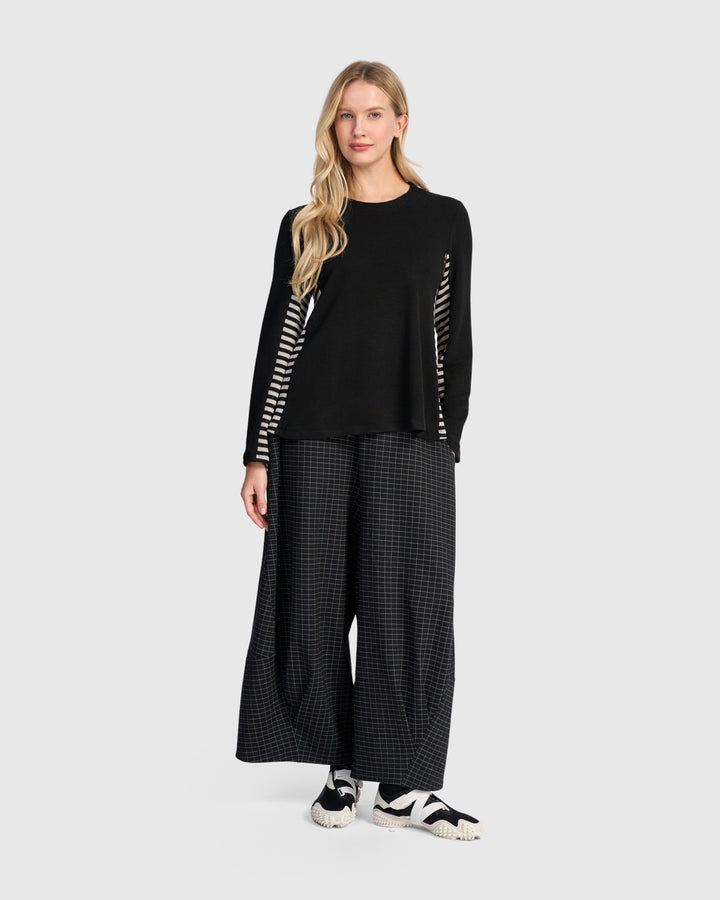 Urban Peek Top, Black Mix
