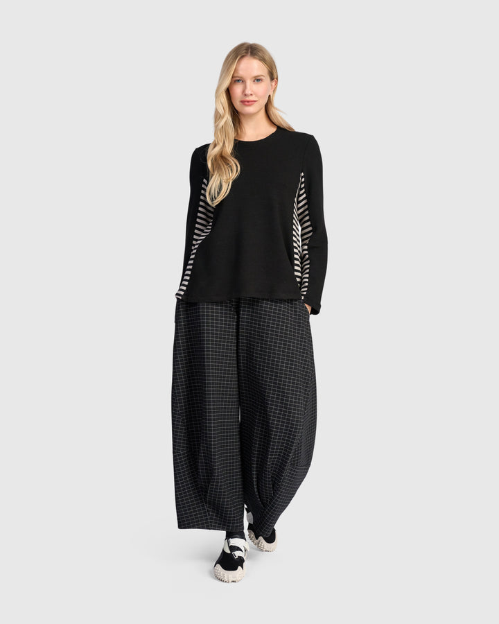 Urban Peek Top, Black Mix