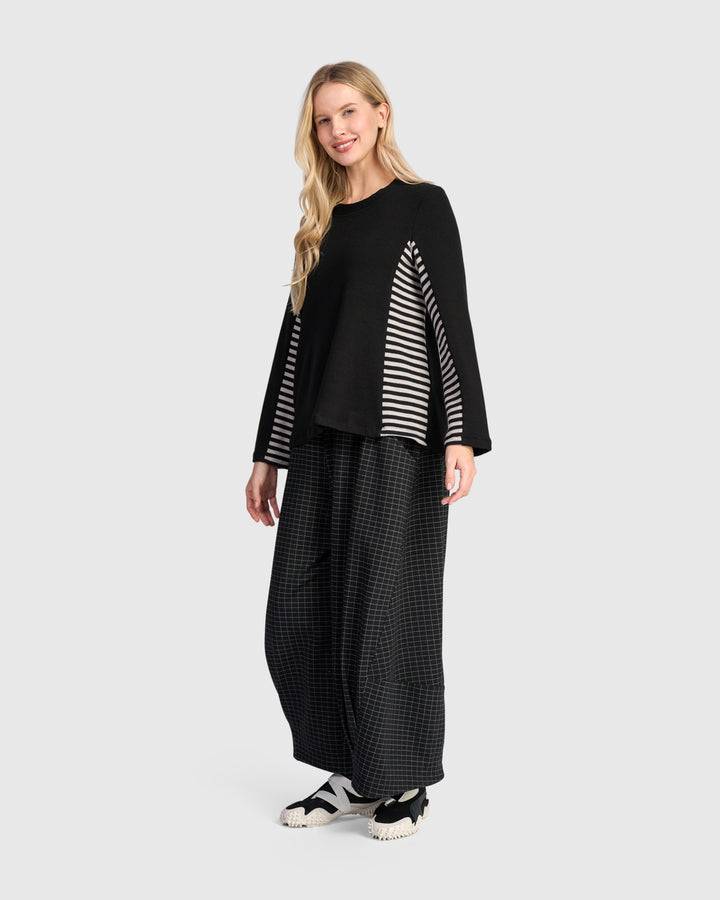 Urban Peek Top, Black Mix