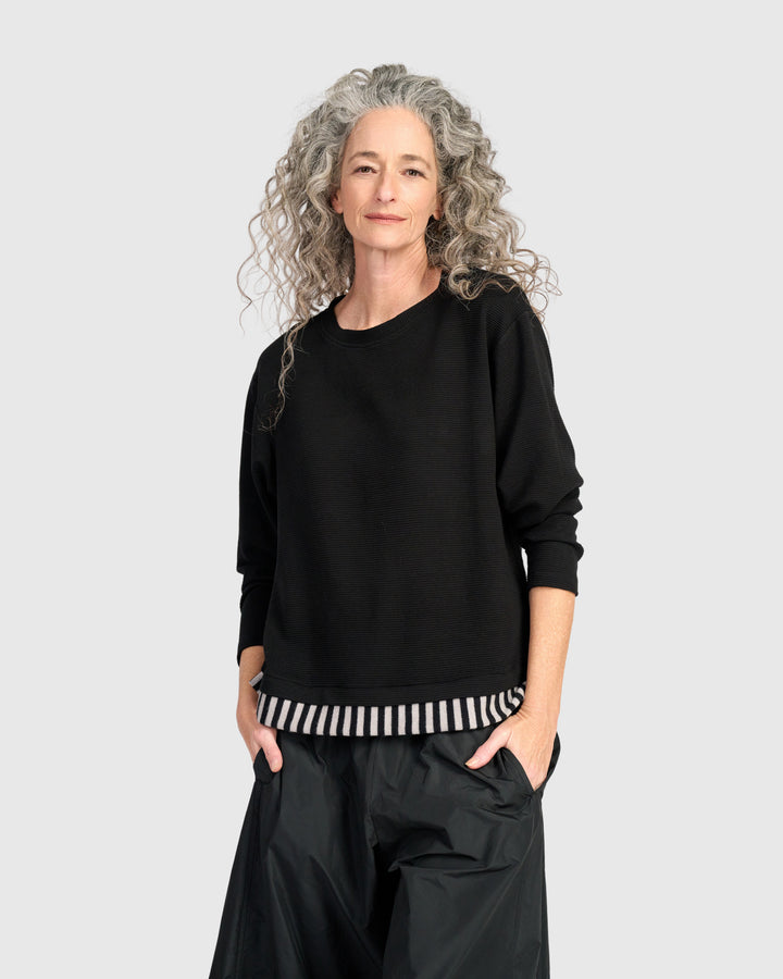 Urban Borderline Top, Black Mix