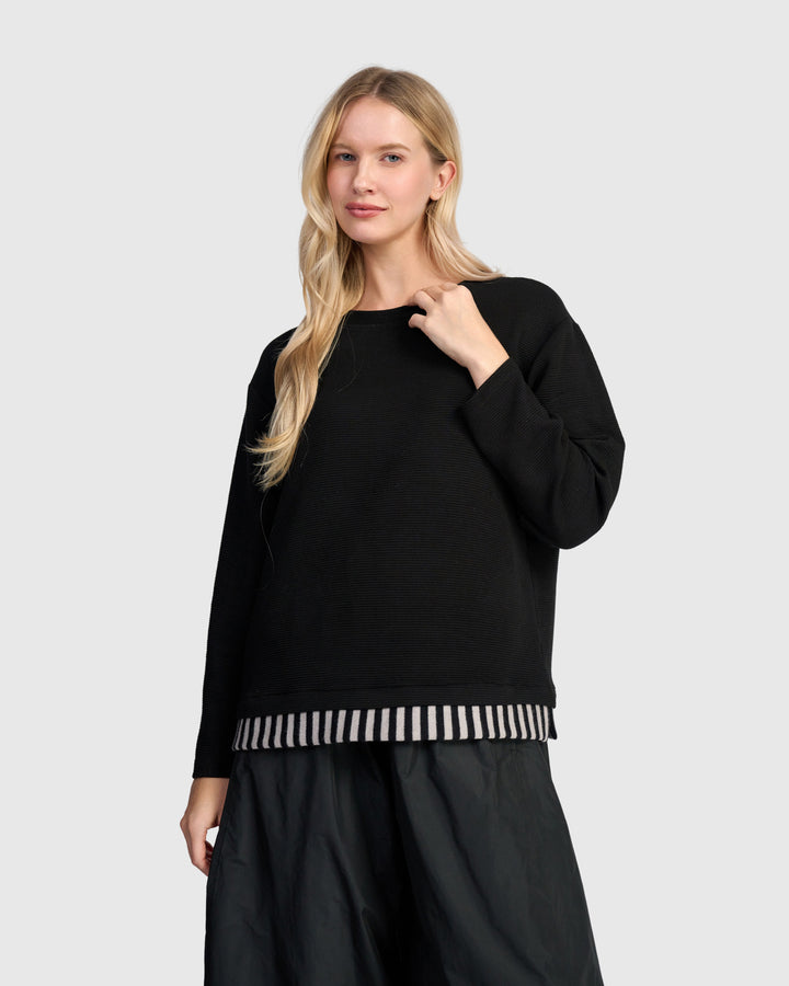 Urban Borderline Top, Black Mix