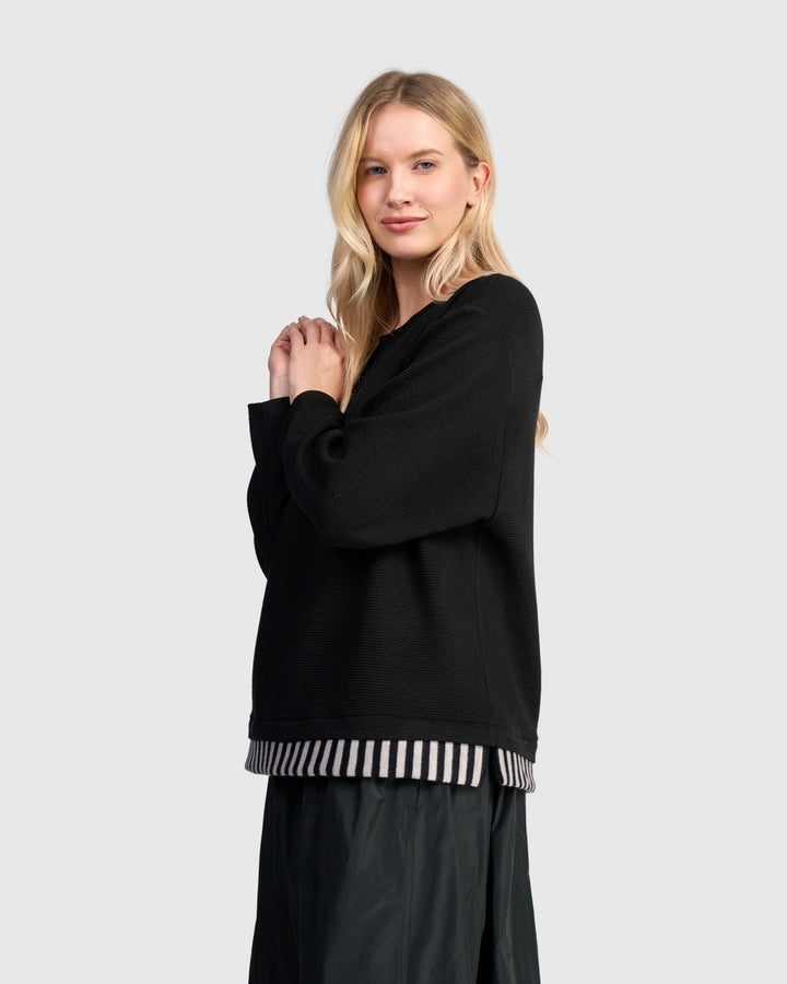 Urban Borderline Top, Black Mix