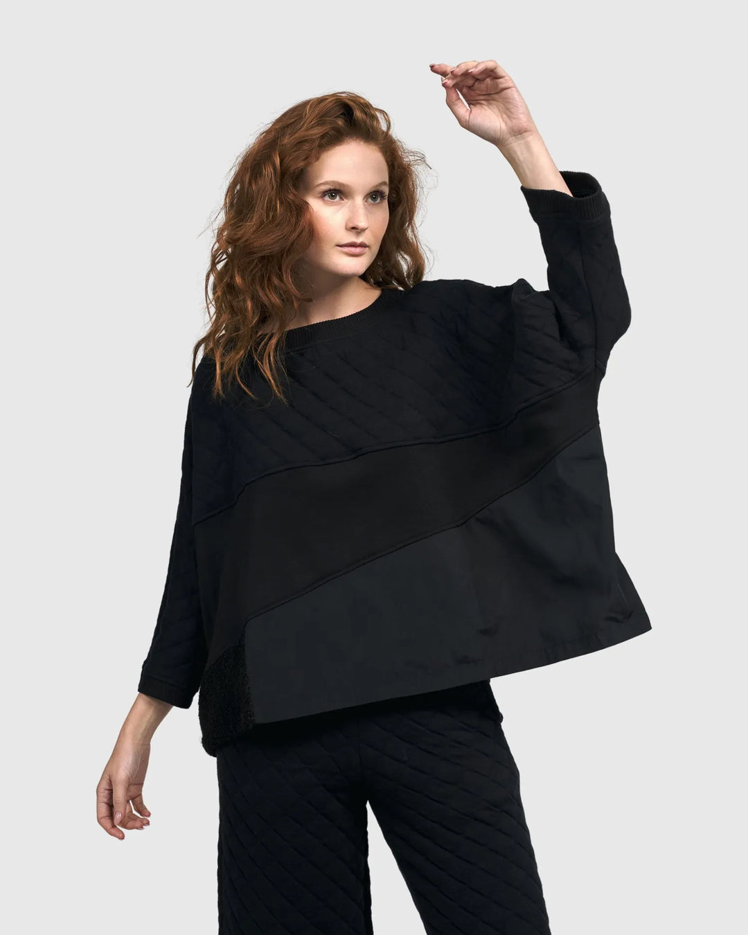 Urban Legends Boxy Top, Black