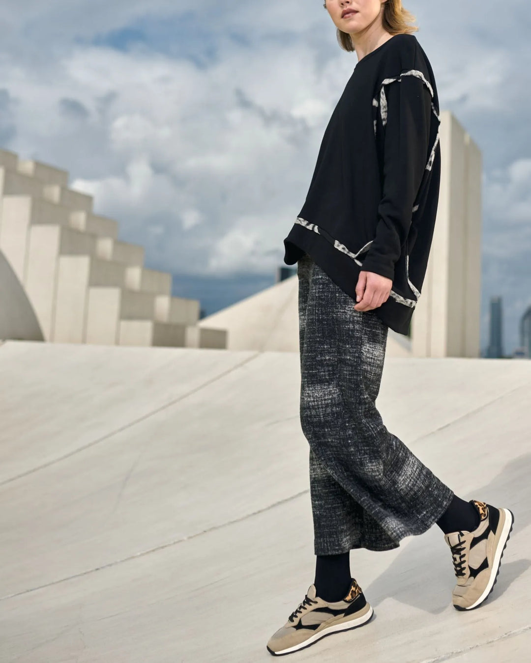 Urban Sentinel Cropped Pants, Fog