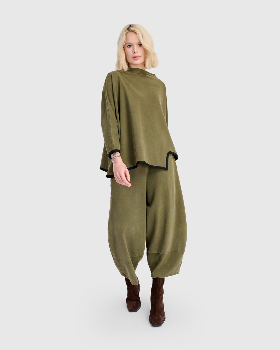 Forme Lantern Pants, Olive