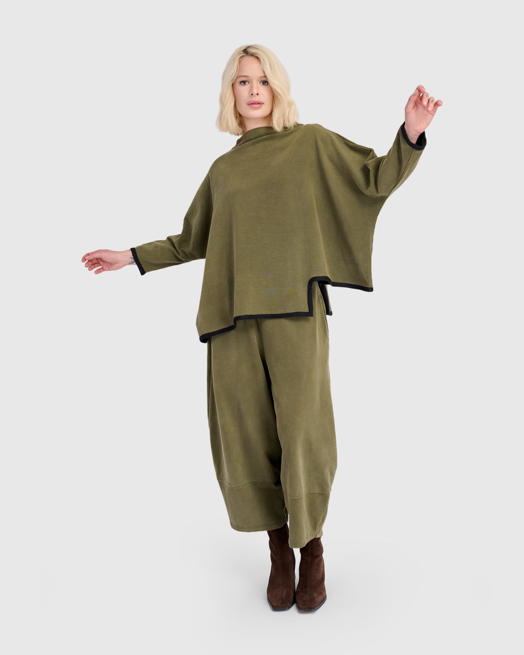 Forme Lantern Pants, Olive