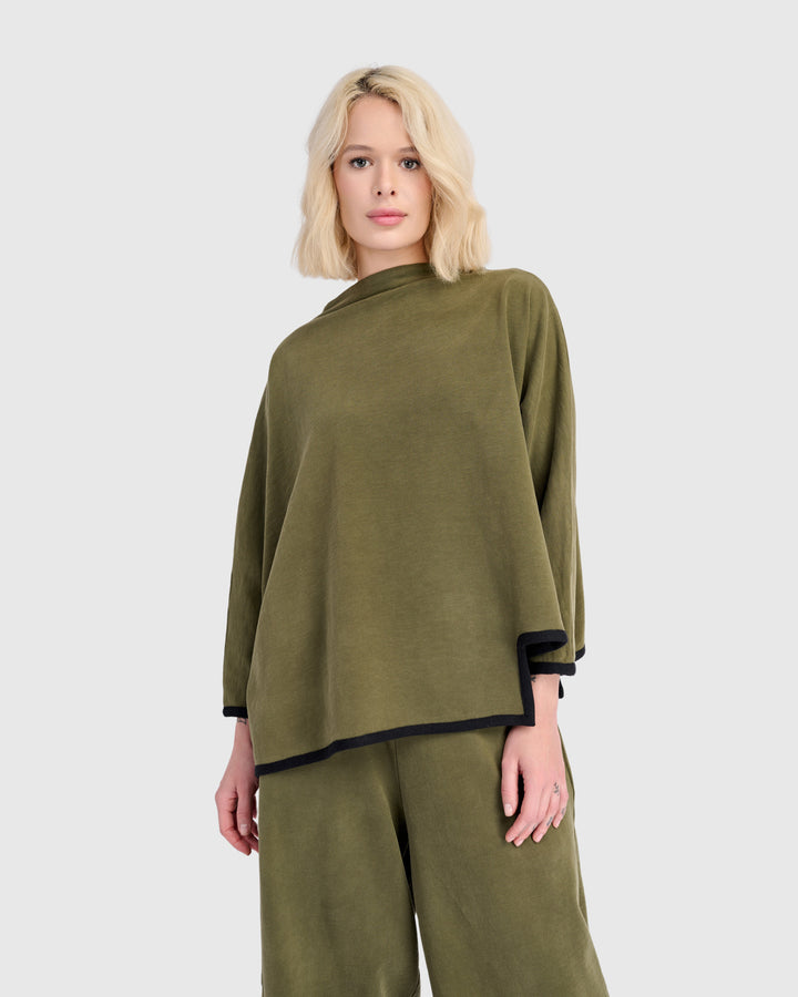 Haze Pullover, Olive