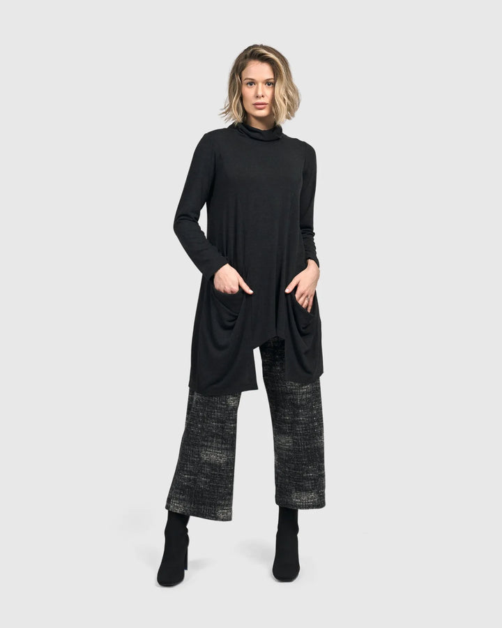 Urban Engines Turtleneck Top, Graphite