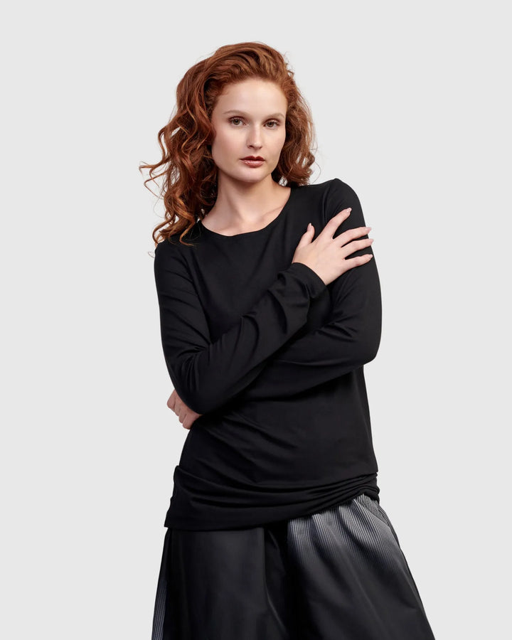 Urban Dana Tunic Shirt, Black