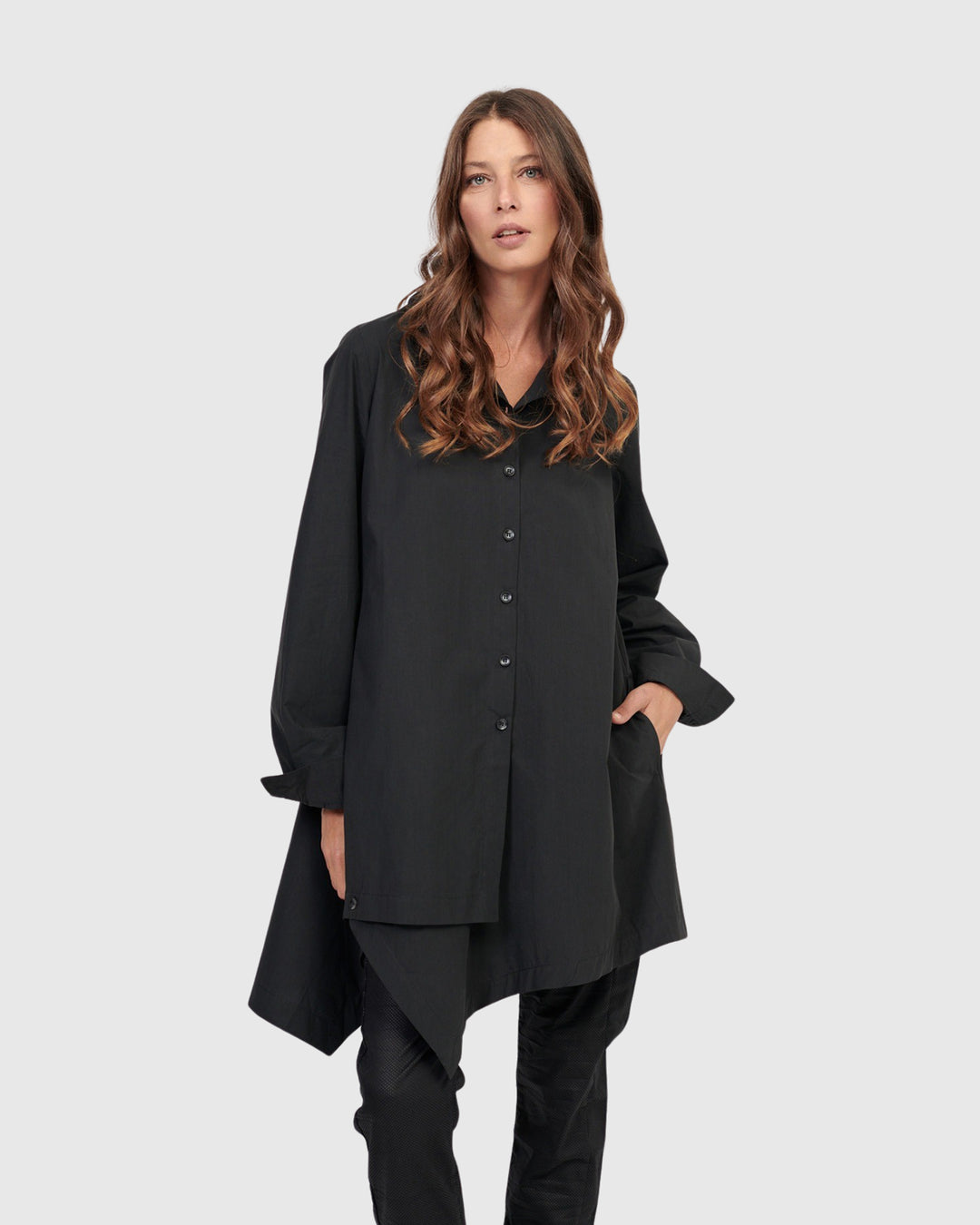 Urban Onyx Tunic Shirt, Black