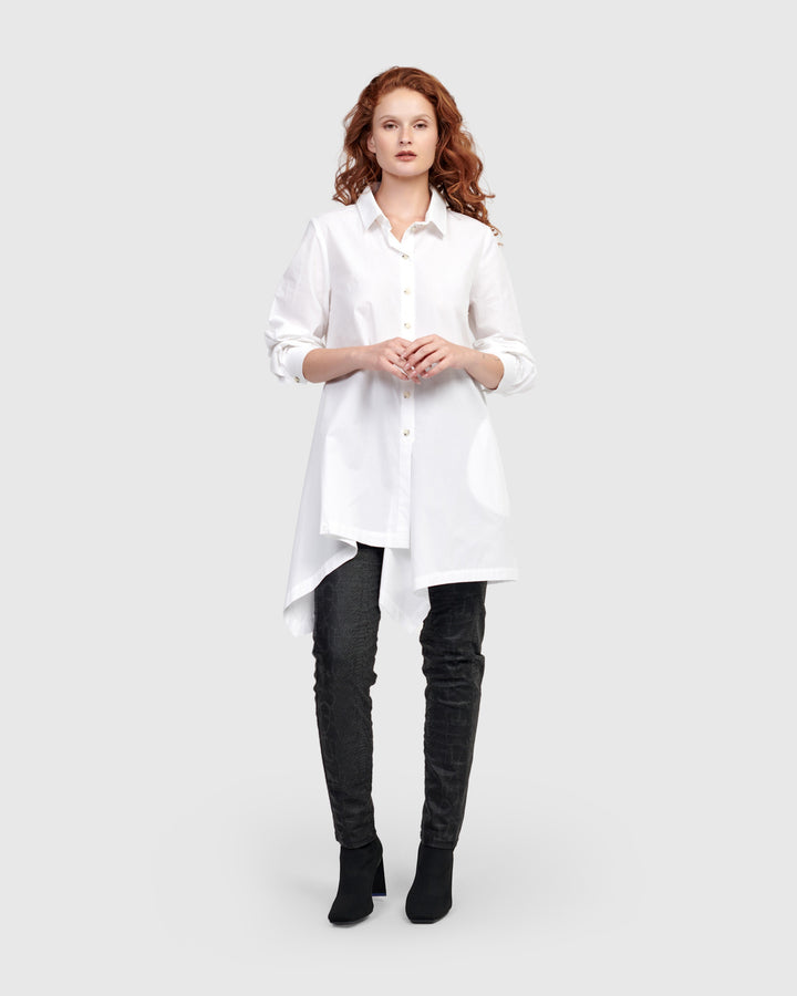 Urban Onyx Tunic Shirt, White