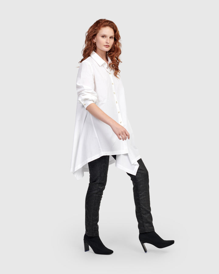 Urban Onyx Tunic Shirt, White