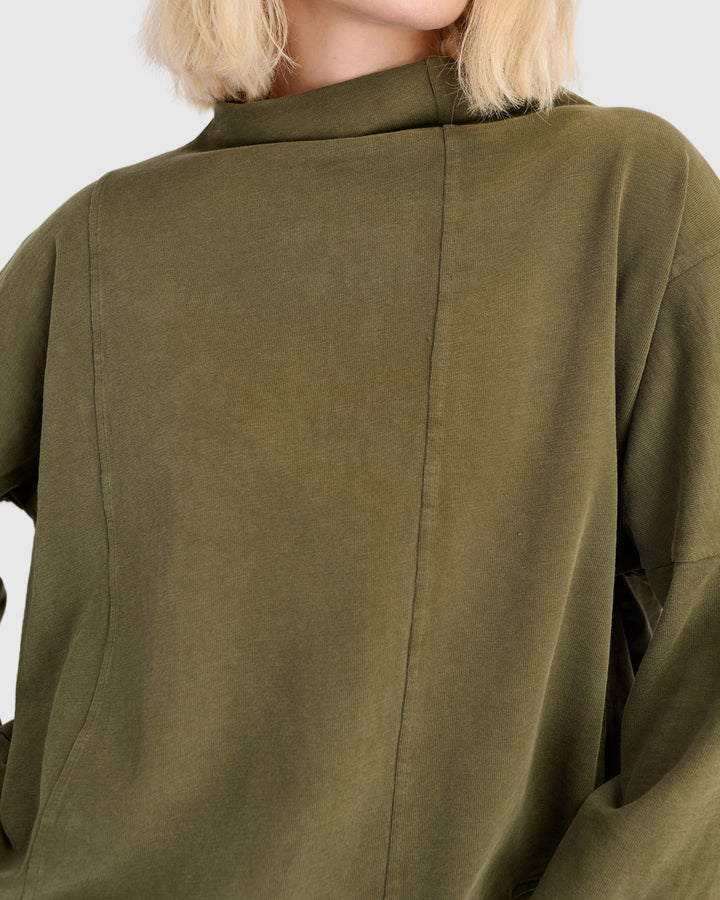 Aura Pullover, Olive