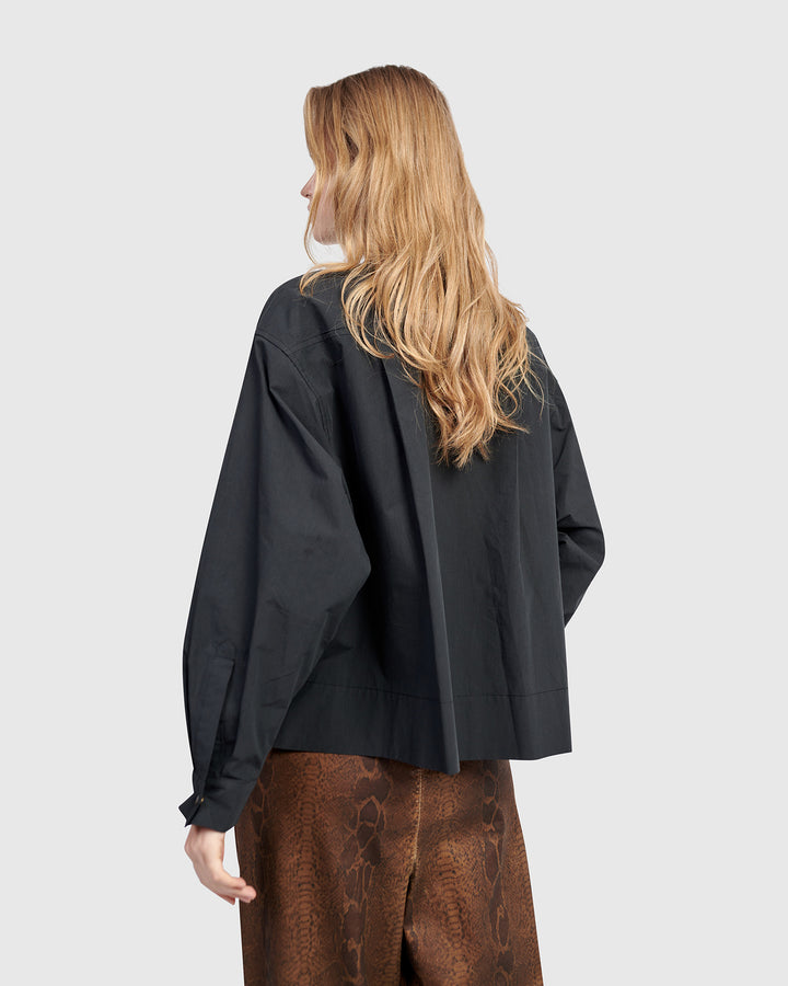 Urban Canteen Cotton Shirt, Black