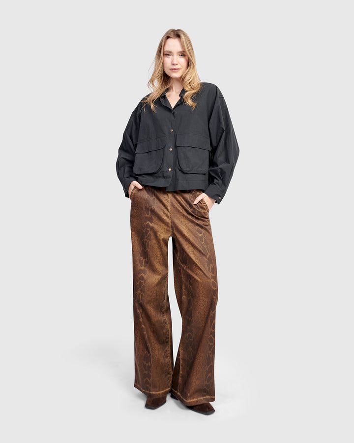 Urban Canteen Cotton Shirt, Black