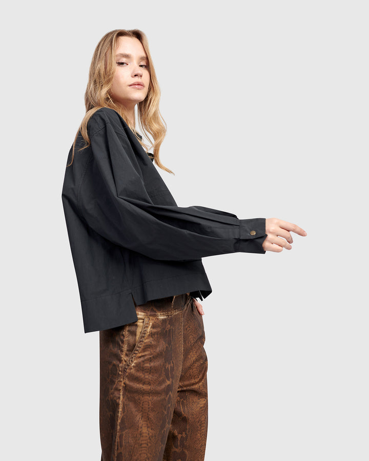 Urban Canteen Cotton Shirt, Black