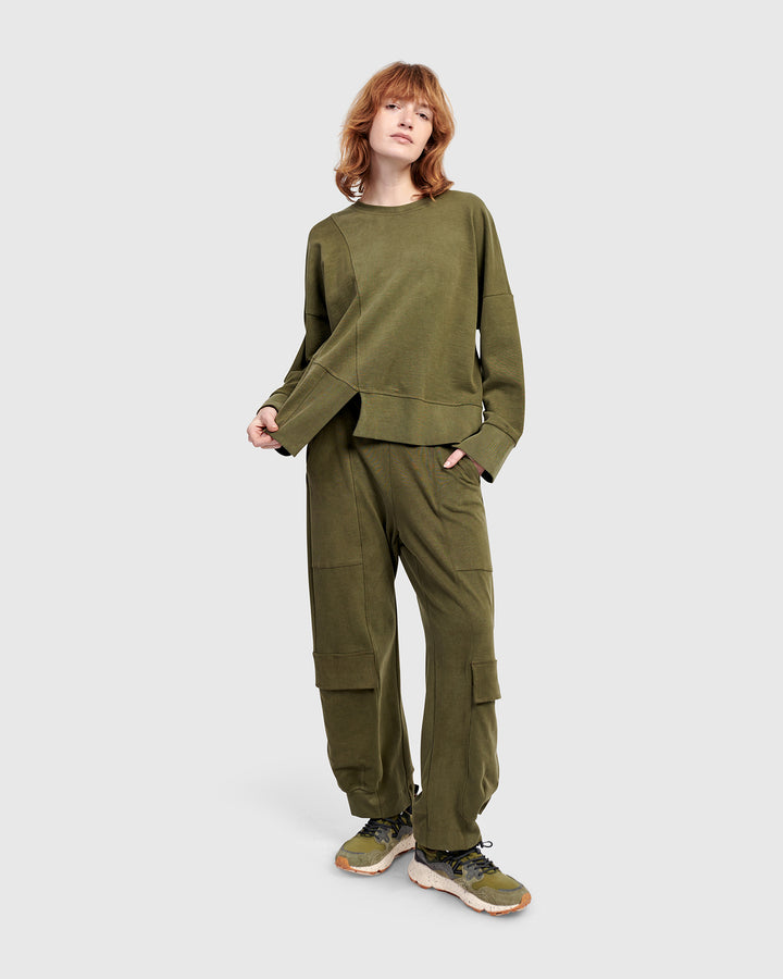 Urban Sirocco Crewneck Top, Olive