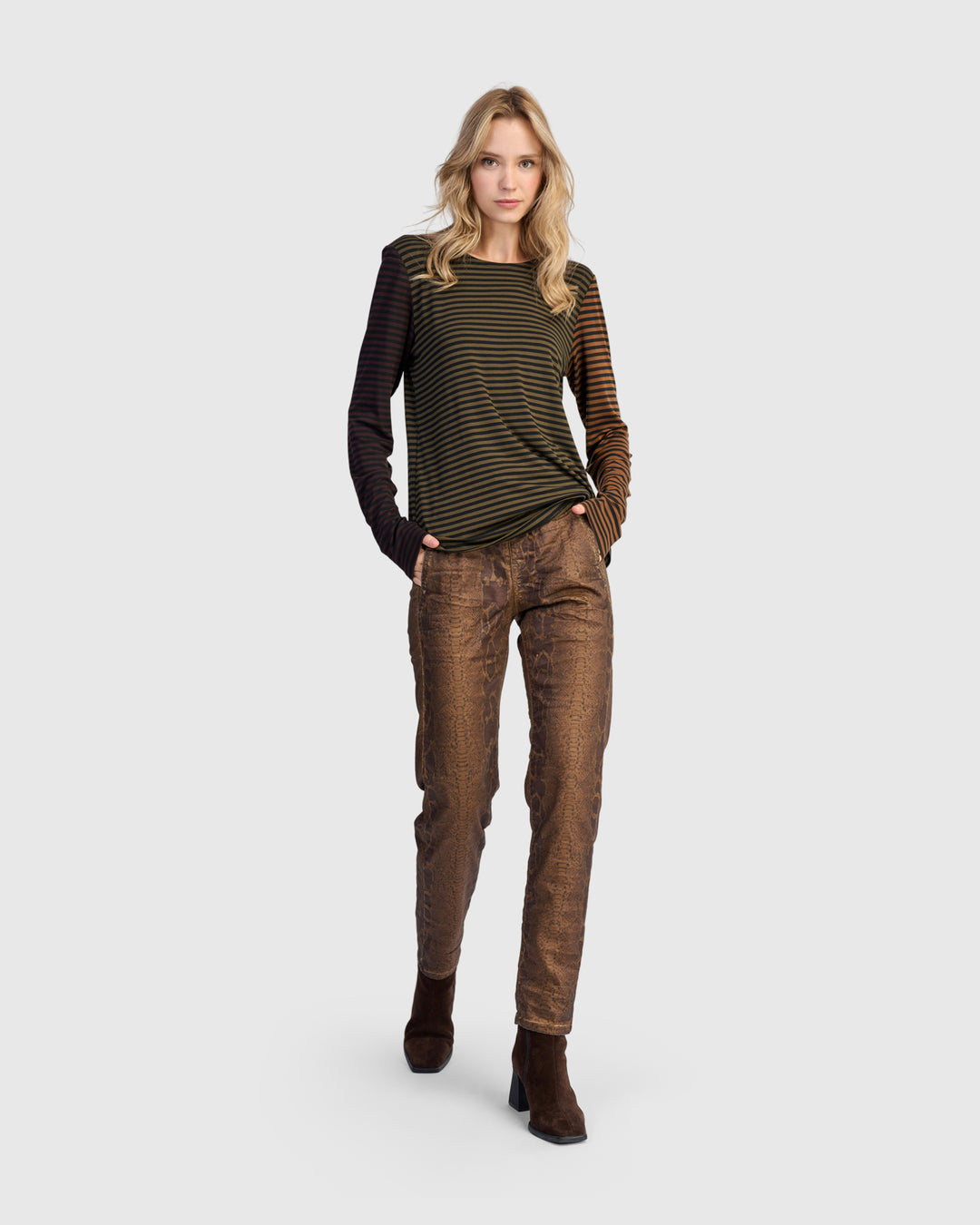 Python Iconic Stretch Jeans, Boa
