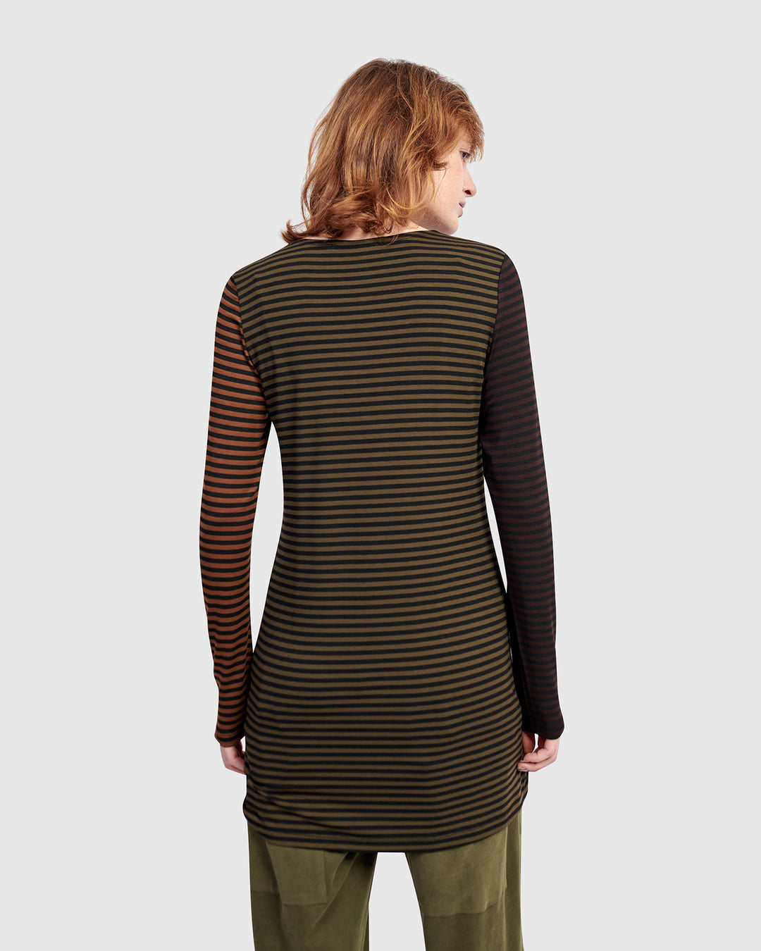 Urban Layering Long Tee, Stripes