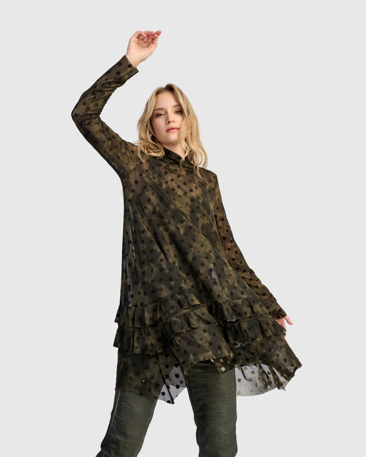 Urban Eph Mesh Top, Antique