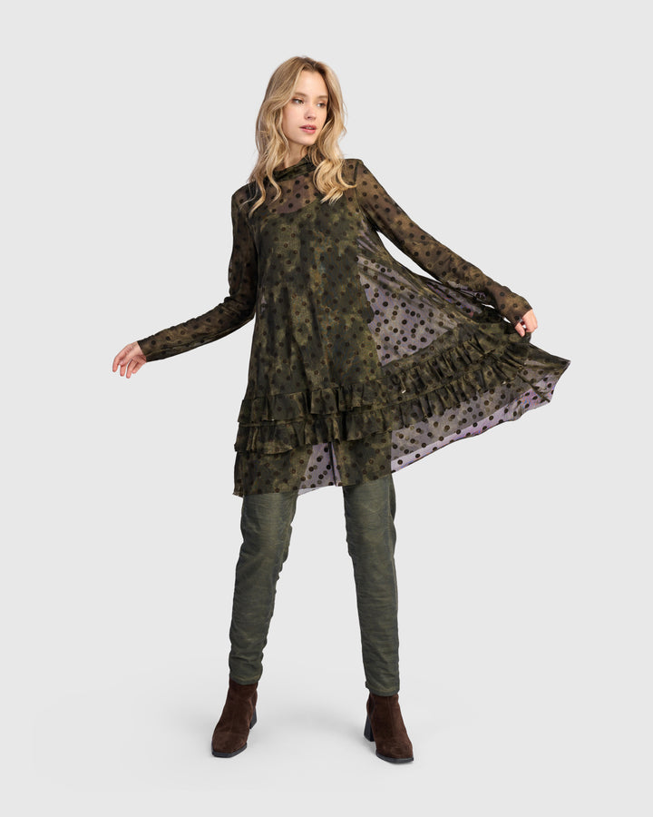 Urban Eph Mesh Top, Antique