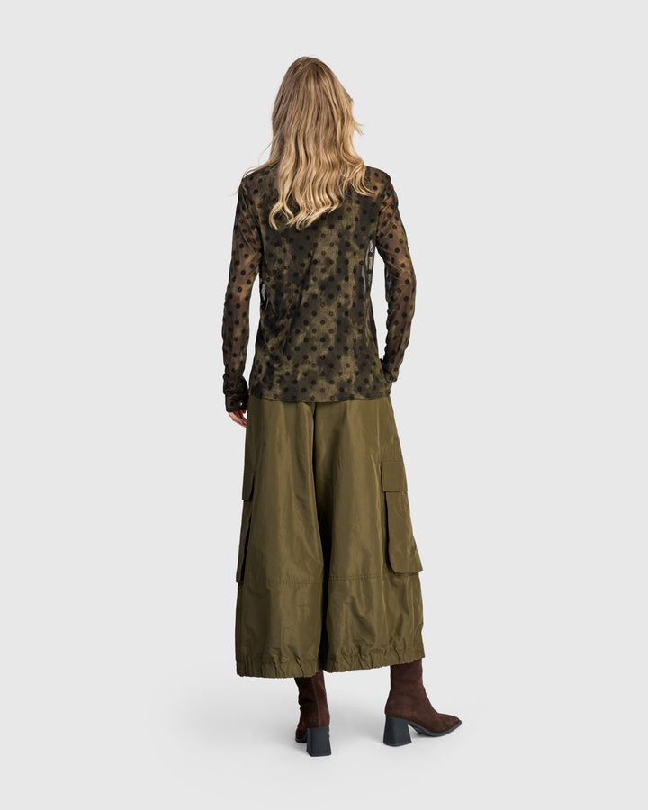 Urban Briar Mesh Turtleneck, Antique