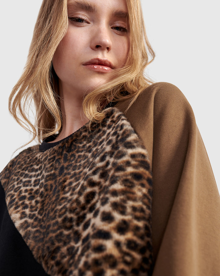 Urban Wildling Crewneck Top, Mix