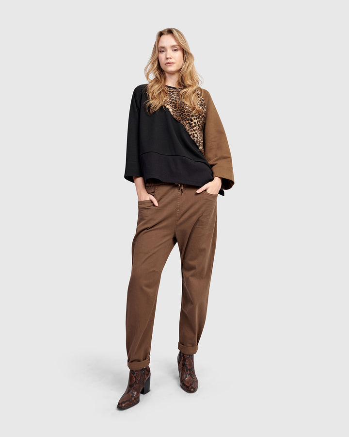 Urban Wildling Crewneck Top, Mix