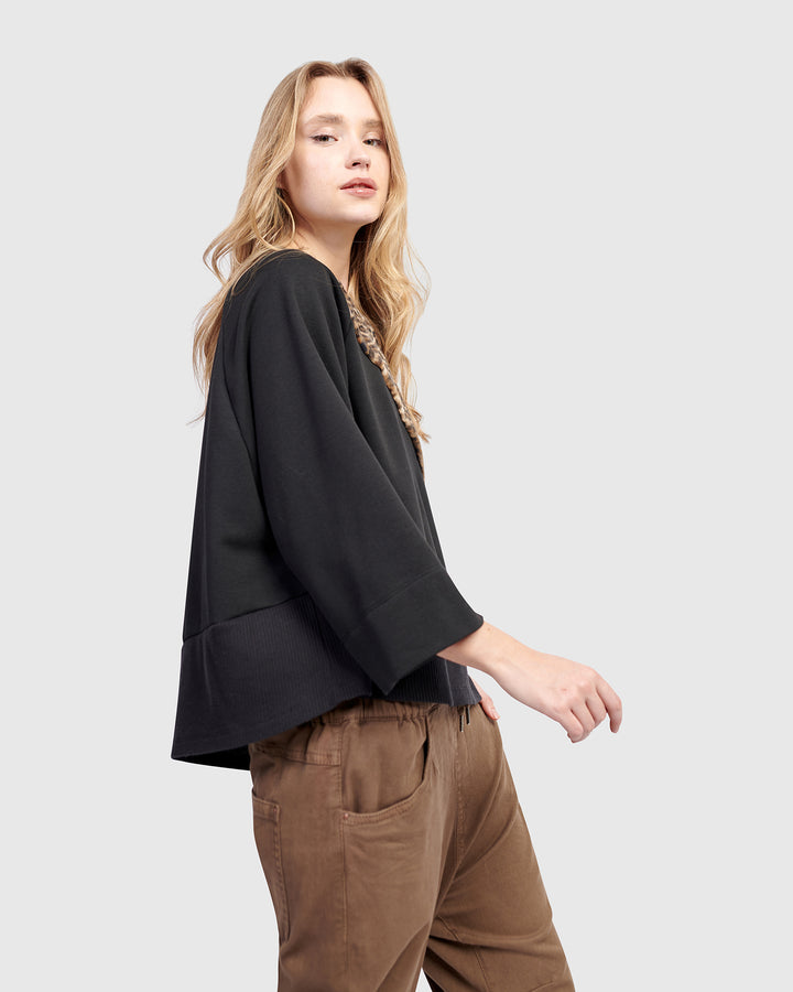 Urban Wildling Crewneck Top, Mix
