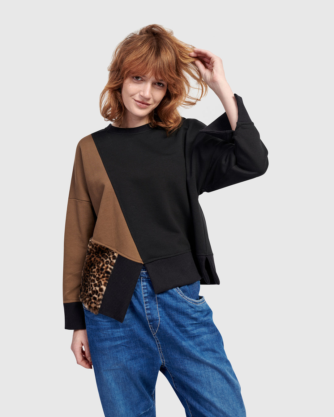 Urban Lair Crewneck Top, Mix