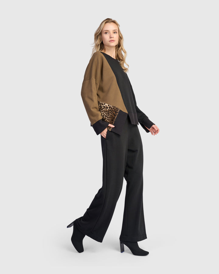 Urban Lair Crewneck Top, Mix