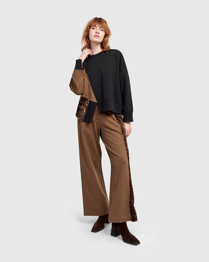 Urban Lair Crewneck Top, Mix